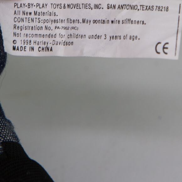 HARLEY DAVIDSON Motorcycles PLUSH Hog Pig 1998 Play-By-Play Official Licensed - Picture 8 of 8